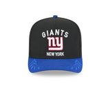 Men's New York Giants New Era 2025 NFL Draft Black A-Frame 9FIFTY Snapback Adjustable Hat - Pro Jersey Sports