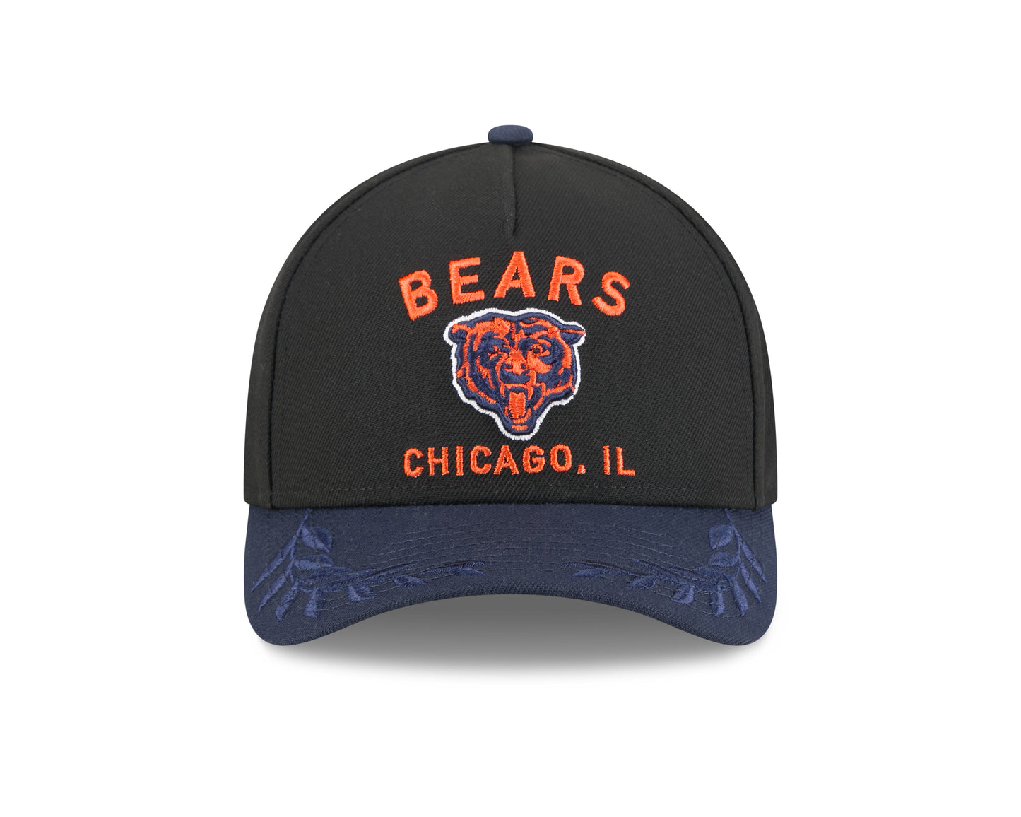 Men's Chicago Bears New Era 2025 NFL Draft Black M-Crown 9FORTY Snapback Adjustable Hat - Pro Jersey Sports