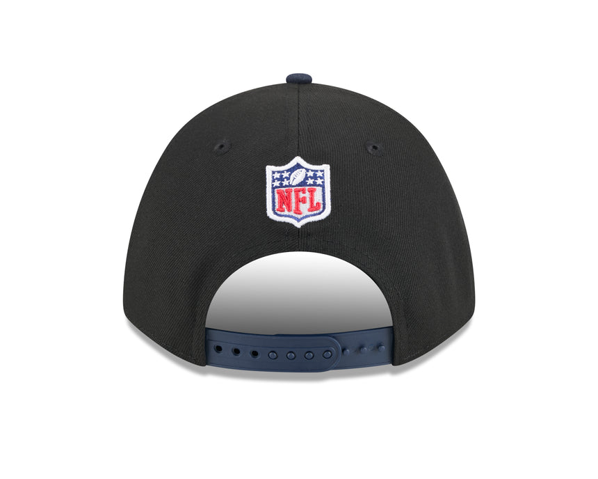 Men's Chicago Bears New Era 2025 NFL Draft Black M-Crown 9FORTY Snapback Adjustable Hat - Pro Jersey Sports