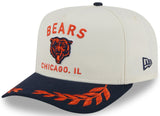 Men's Chicago Bears New Era 2025 NFL Draft Chrome A-Frame 9FIFTY Snapback Adjustable Hat - Pro Jersey Sports