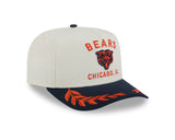 Men's Chicago Bears New Era 2025 NFL Draft Chrome A-Frame 9FIFTY Snapback Adjustable Hat - Pro Jersey Sports