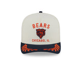 Men's Chicago Bears New Era 2025 NFL Draft Chrome A-Frame 9FIFTY Snapback Adjustable Hat - Pro Jersey Sports