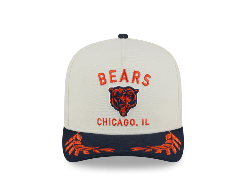 Men's Chicago Bears New Era 2025 NFL Draft Chrome A-Frame 9FIFTY Snapback Adjustable Hat - Pro Jersey Sports