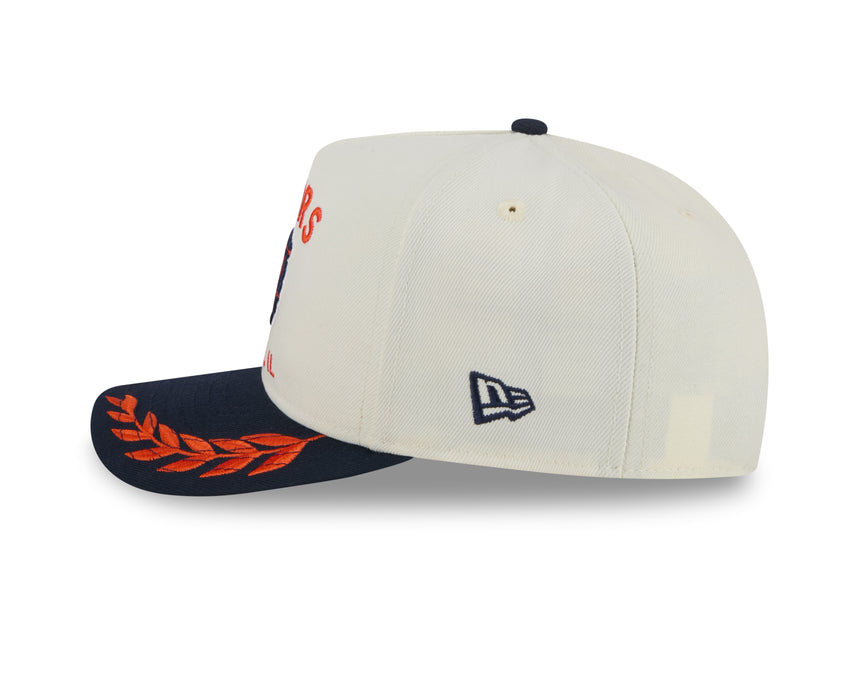 Men's Chicago Bears New Era 2025 NFL Draft Chrome A-Frame 9FIFTY Snapback Adjustable Hat - Pro Jersey Sports