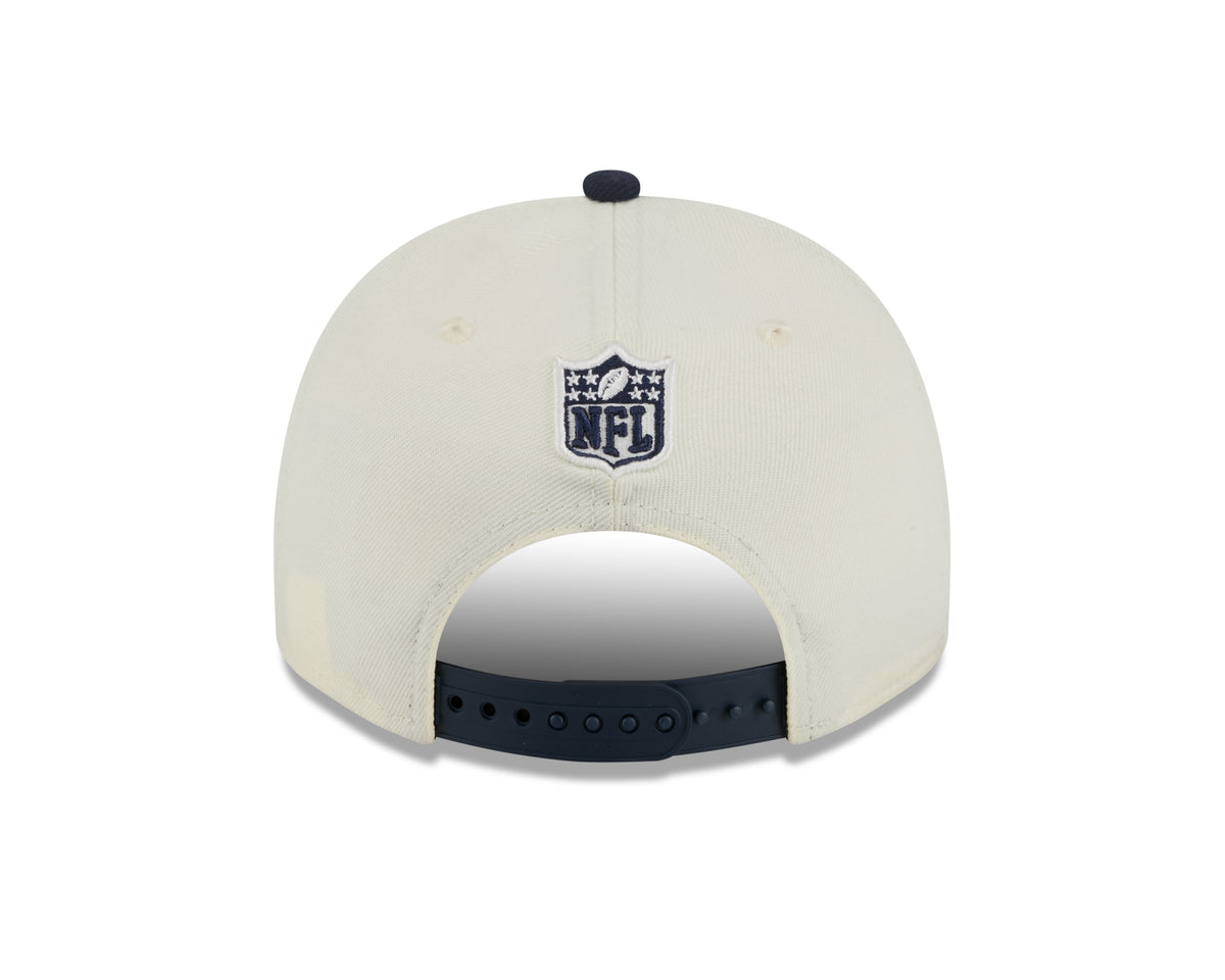 Men's Chicago Bears New Era 2025 NFL Draft Chrome A-Frame 9FIFTY Snapback Adjustable Hat - Pro Jersey Sports