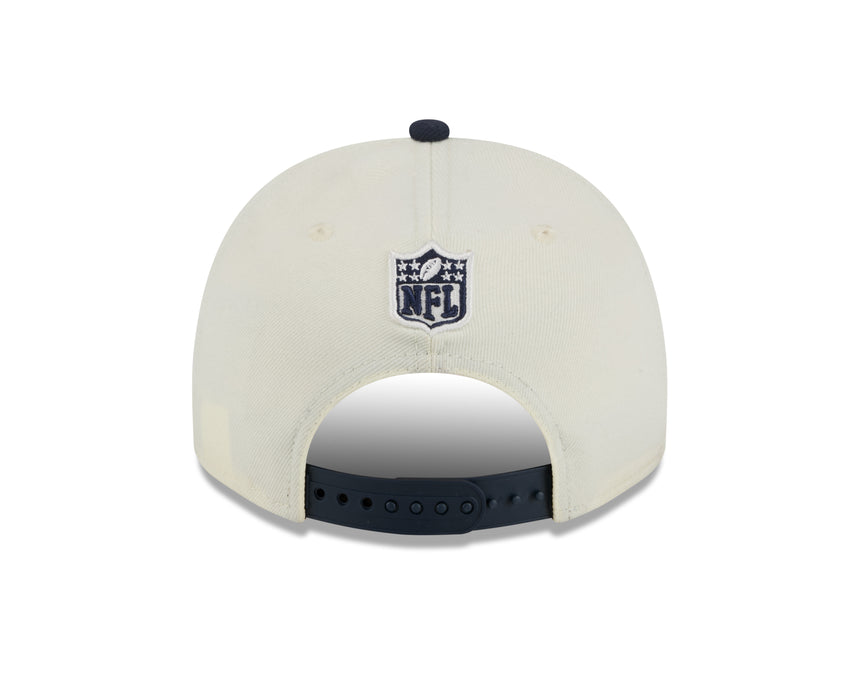 Men's Chicago Bears New Era 2025 NFL Draft Chrome A-Frame 9FIFTY Snapback Adjustable Hat - Pro Jersey Sports