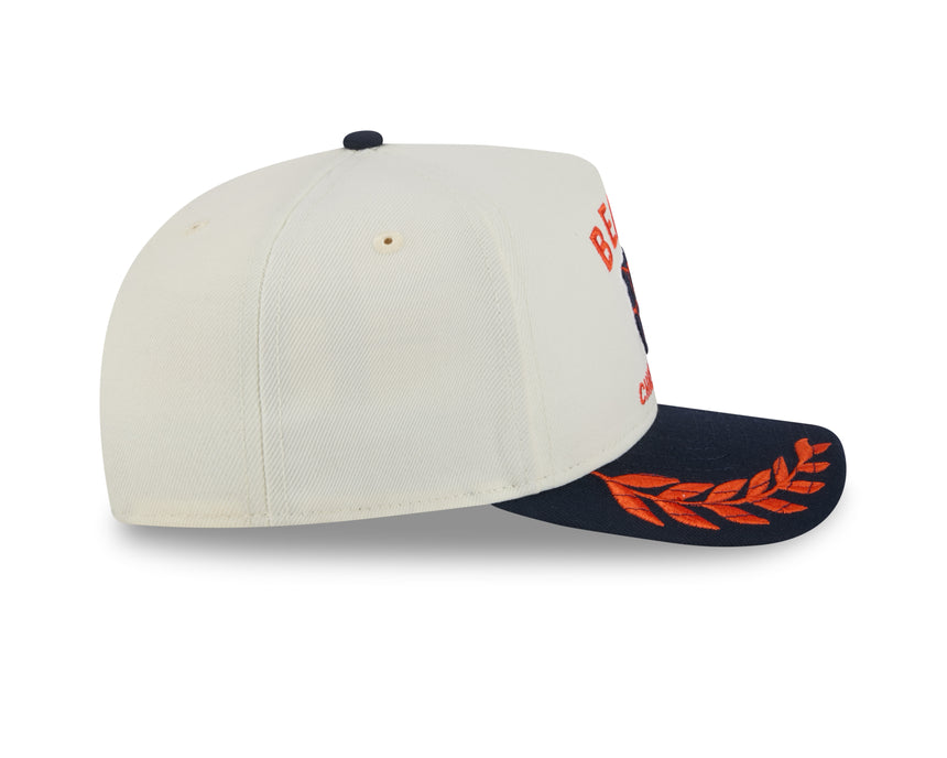 Men's Chicago Bears New Era 2025 NFL Draft Chrome A-Frame 9FIFTY Snapback Adjustable Hat - Pro Jersey Sports