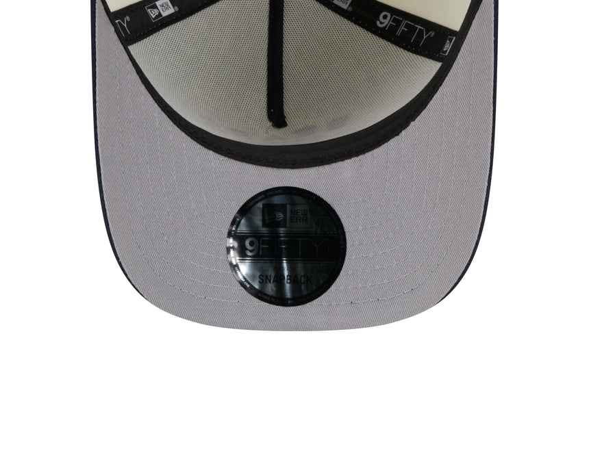 Men's Chicago Bears New Era 2025 NFL Draft Chrome A-Frame 9FIFTY Snapback Adjustable Hat - Pro Jersey Sports