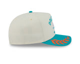 Men's Miami Dolphins New Era 2025 NFL Draft Chrome A-Frame 9FIFTY Snapback Adjustable Hat - Pro Jersey Sports