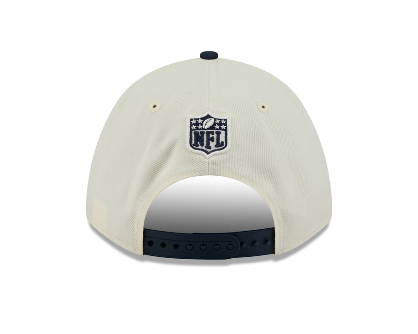 Men's Chicago Bears New Era 2025 NFL Draft Chrome M-Crown 9FORTY Snapback Adjustable Hat - Pro Jersey Sports