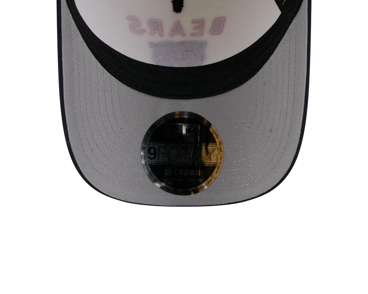 Men's Chicago Bears New Era 2025 NFL Draft Chrome M-Crown 9FORTY Snapback Adjustable Hat - Pro Jersey Sports