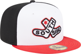 Chicago White Sox New Era Black/White/Red 2025 City Connect Batting Practice 59FIFTY Fitted Hat - Pro Jersey Sports