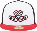 Chicago White Sox New Era Black/White/Red 2025 City Connect Batting Practice 59FIFTY Fitted Hat - Pro Jersey Sports