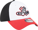 Chicago White Sox New Era 2025 City Connect Batting Practice 39THIRTY Flex Hat - White/Red - Pro Jersey Sports