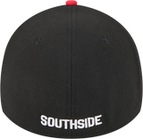 Chicago White Sox 2025 City Connect Alternate Black/Red New Era 39THIRTY Flex Fit Hat - Pro Jersey Sports
