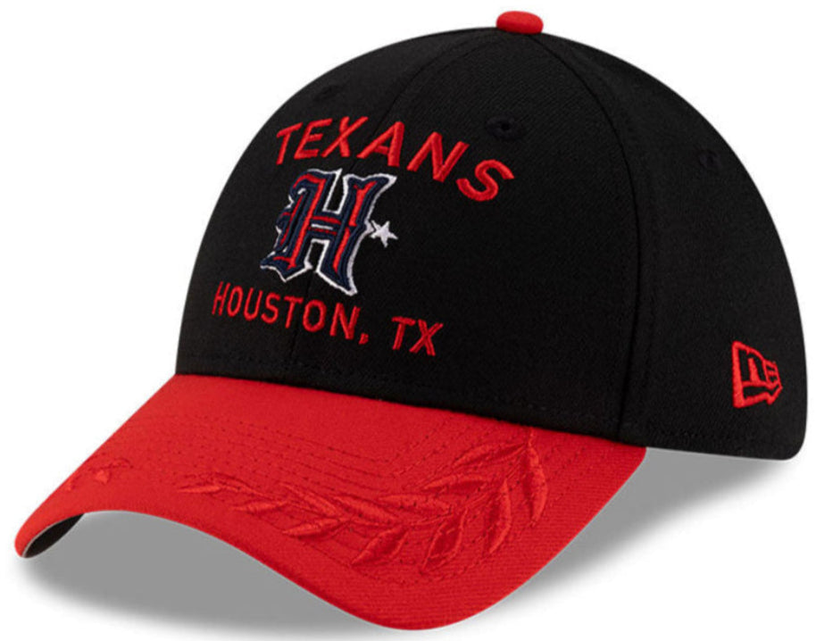 Men's Houston Texans New Era 2025 NFL Draft Black 39THIRTY Flex Fit Hat - Pro Jersey Sports