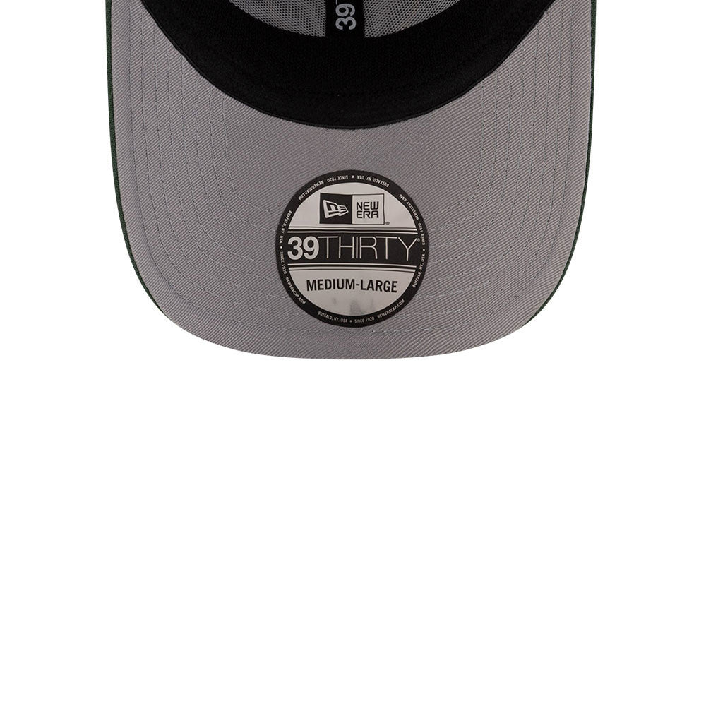 Men's Green Bay Packers New Era 2025 NFL Draft Black 39THIRTY Flex Fit Hat - Pro Jersey Sports