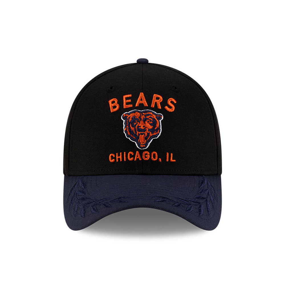 Men's Chicago Bears New Era 2025 NFL Draft Black 39THIRTY Flex Fit Hat - Pro Jersey Sports