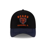 Men's Chicago Bears New Era 2025 NFL Draft Black 39THIRTY Flex Fit Hat - Pro Jersey Sports