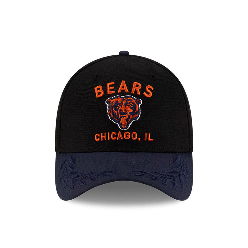 Men's Chicago Bears New Era 2025 NFL Draft Black 39THIRTY Flex Fit Hat - Pro Jersey Sports
