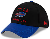 Men's Buffalo Bills New Era 2025 NFL Draft Black 39THIRTY Flex Fit Hat - Pro Jersey Sports