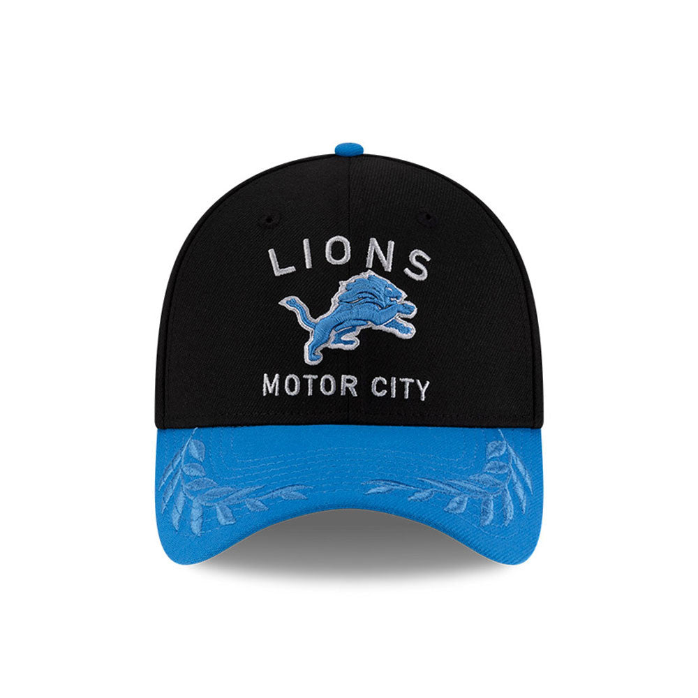 Men's Detroit Lions New Era 2025 NFL Draft Black 39THIRTY Flex Fit Hat - Pro Jersey Sports