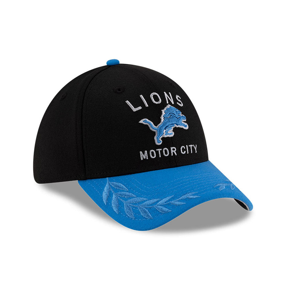 Men's Detroit Lions New Era 2025 NFL Draft Black 39THIRTY Flex Fit Hat - Pro Jersey Sports