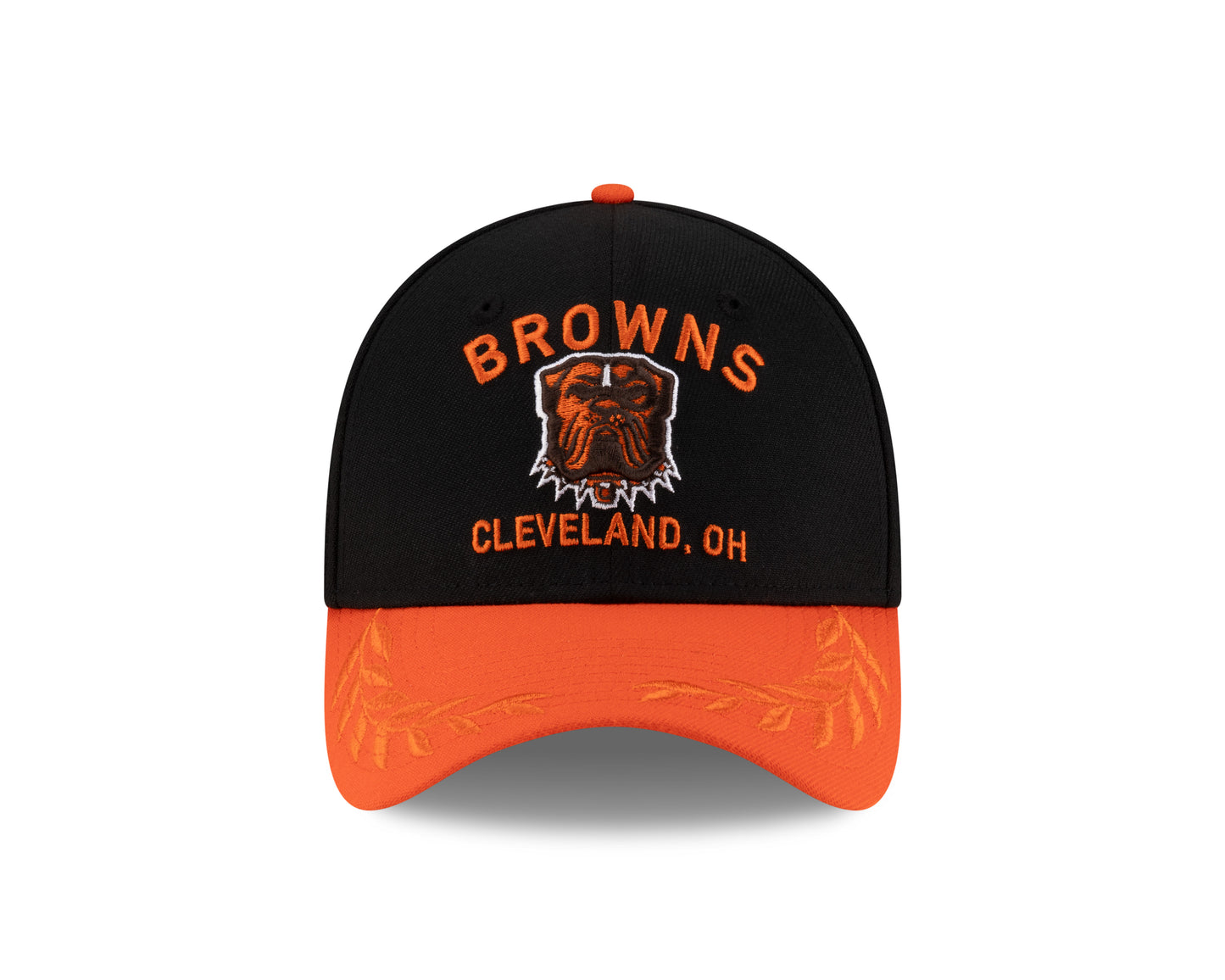 Men's Cleveland Browns New Era 2025 NFL Draft Black 39THIRTY Flex Fit Hat - Pro Jersey Sports
