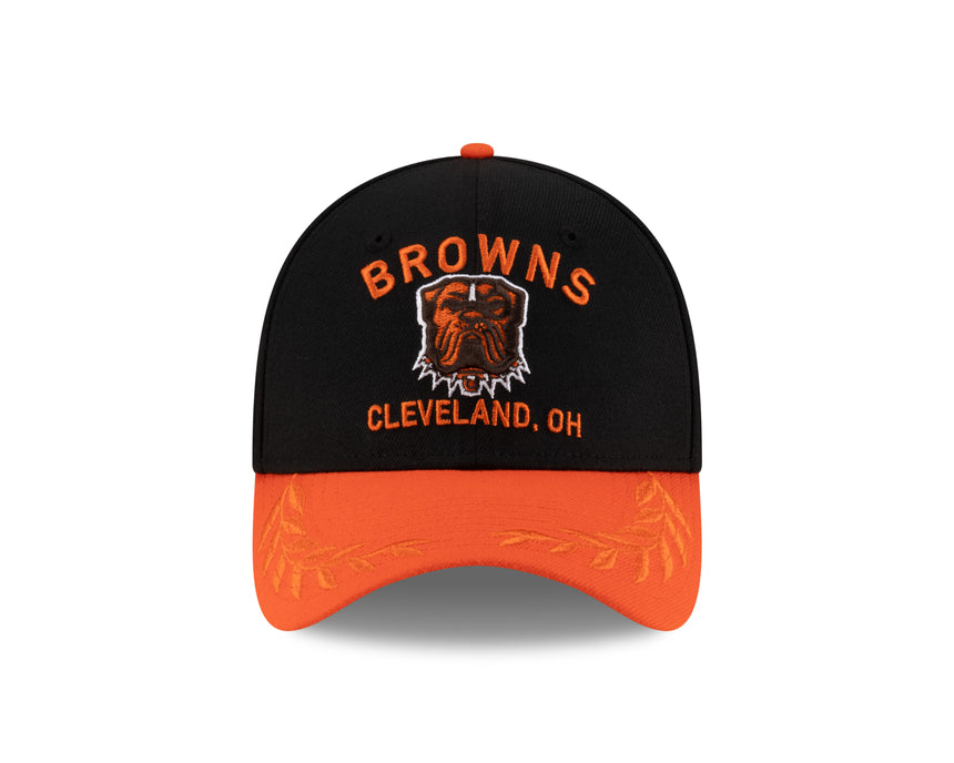 Men's Cleveland Browns New Era 2025 NFL Draft Black 39THIRTY Flex Fit Hat - Pro Jersey Sports