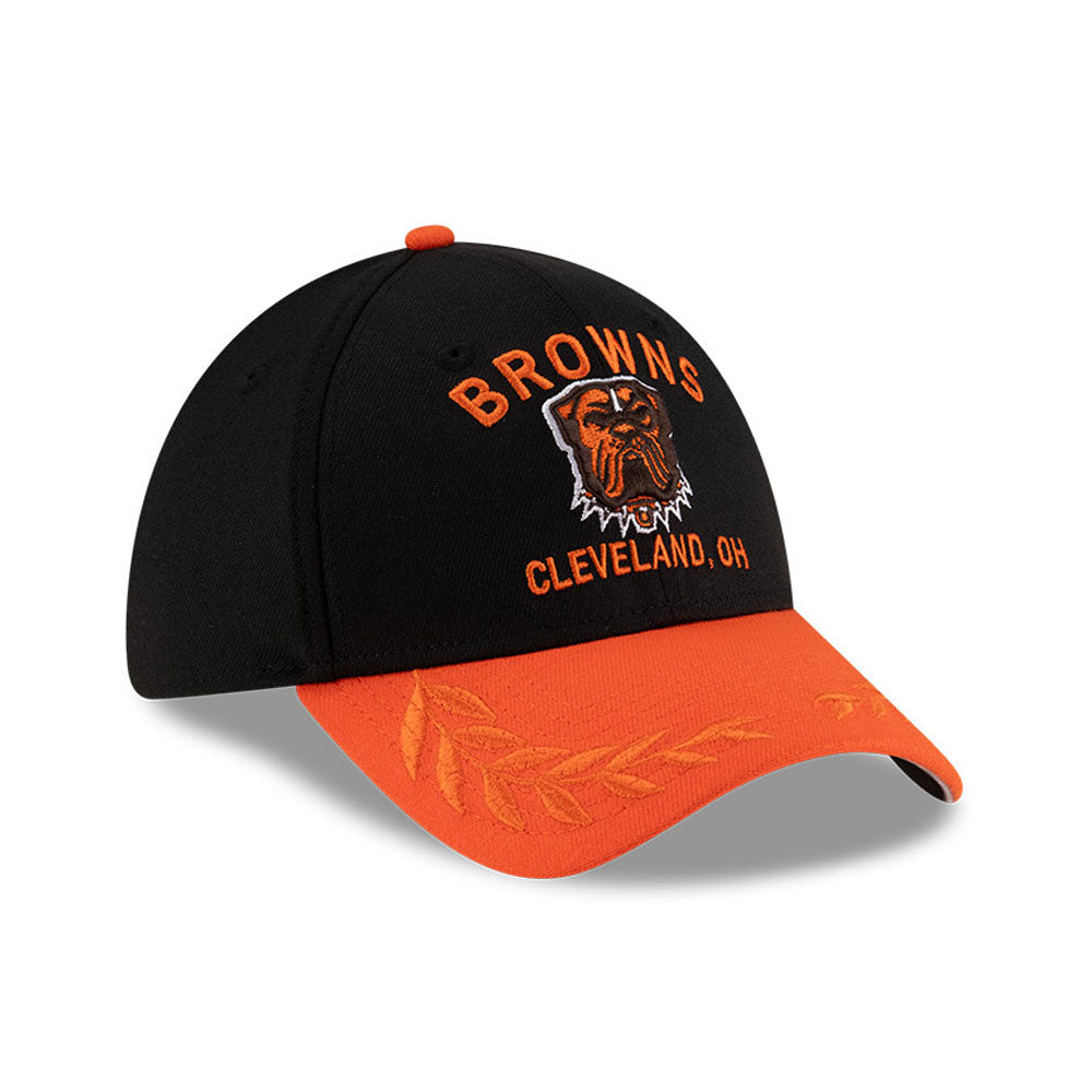 Men's Cleveland Browns New Era 2025 NFL Draft Black 39THIRTY Flex Fit Hat - Pro Jersey Sports