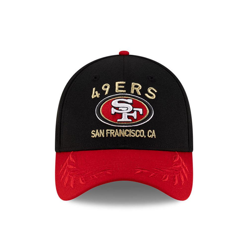 Men's San Francisco 49ers New Era 2025 NFL Draft Black 39THIRTY Flex Fit Hat - Pro Jersey Sports