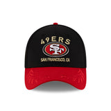 Men's San Francisco 49ers New Era 2025 NFL Draft Black 39THIRTY Flex Fit Hat - Pro Jersey Sports