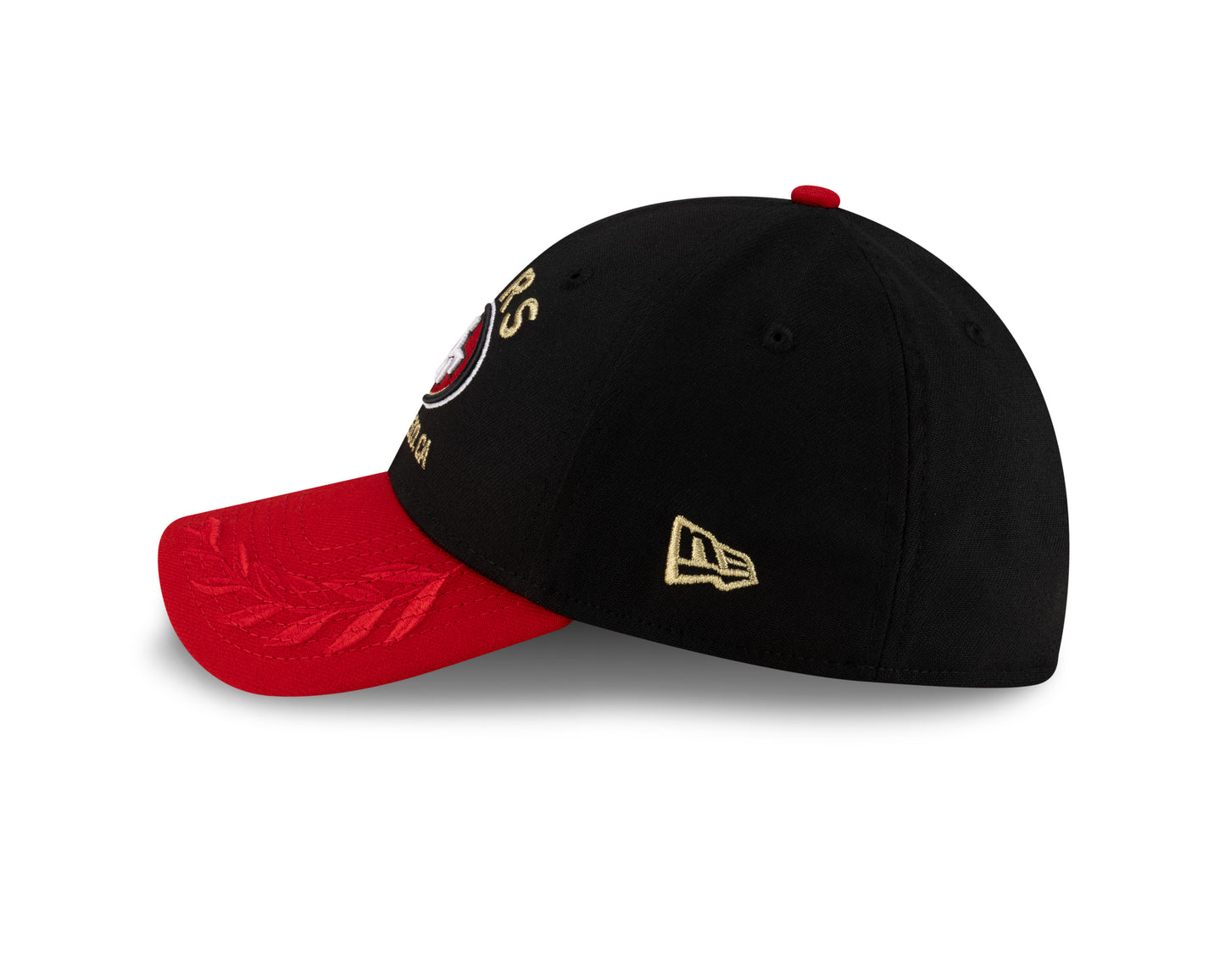 Men's San Francisco 49ers New Era 2025 NFL Draft Black 39THIRTY Flex Fit Hat - Pro Jersey Sports
