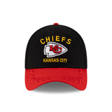 Men's Kansas City Chiefs New Era 2025 NFL Draft Black 39THIRTY Flex Fit Hat - Pro Jersey Sports