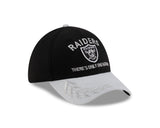 Men's Las Vegas Raiders New Era 2025 NFL Draft Black 39THIRTY Flex Fit Hat - Pro Jersey Sports