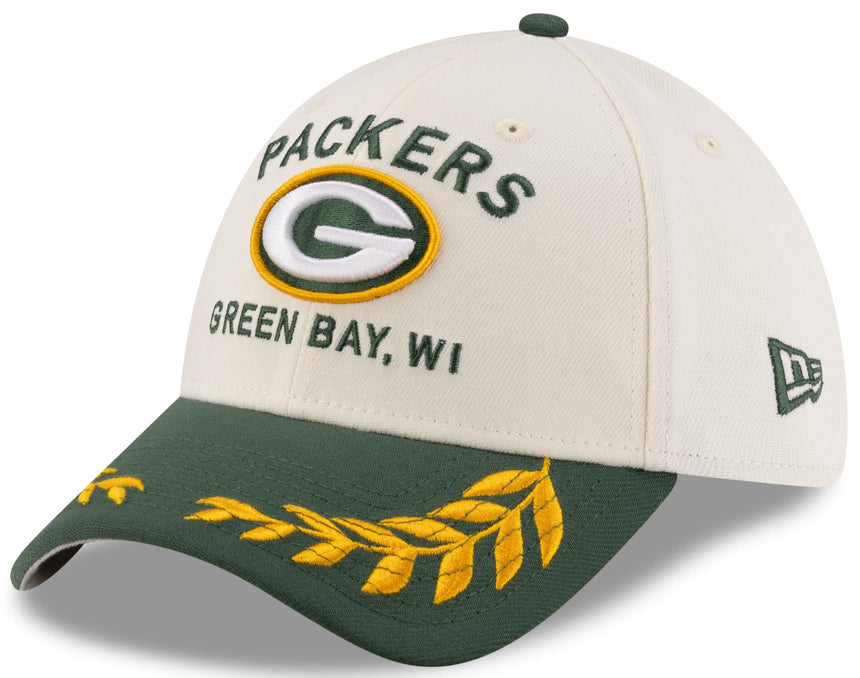 Men's Green Bay Packers New Era 2025 NFL Draft Chrome 39THIRTY Flex Fit Hat - Pro Jersey Sports