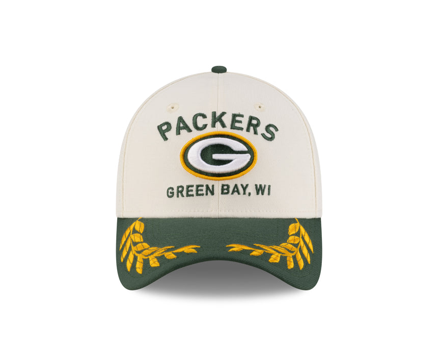 Men's Green Bay Packers New Era 2025 NFL Draft Chrome 39THIRTY Flex Fit Hat - Pro Jersey Sports