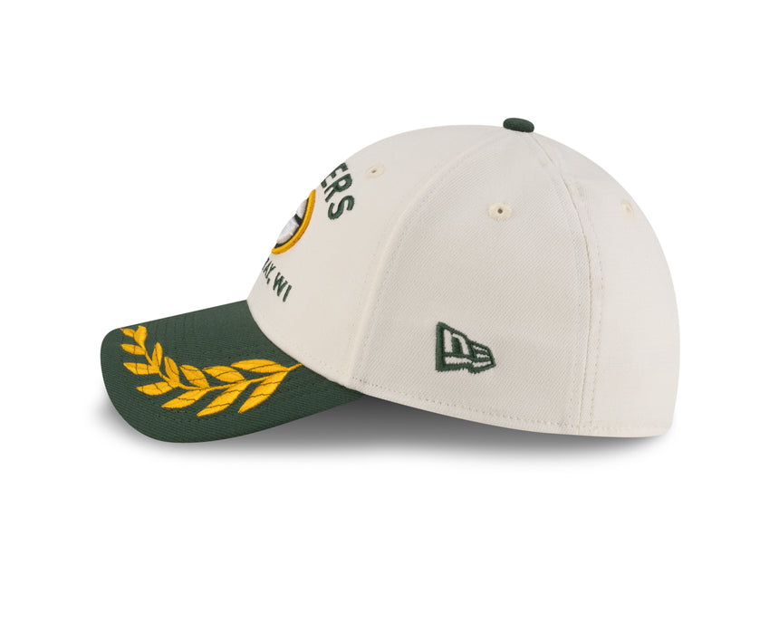 Men's Green Bay Packers New Era 2025 NFL Draft Chrome 39THIRTY Flex Fit Hat - Pro Jersey Sports