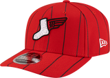 Chicago White Sox City Connect Red 9SEVENTY Pinstripe Adjustable Hat - Pro Jersey Sports