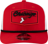 Chicago White Sox City Connect Red/White Center Patch 9SEVENTY Trucker Adjustable Hat - Pro Jersey Sports