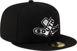 Chicago White Sox New Era 2025 City Connect Batting Practice Team Color 59FIFTY Fitted Hat -Black - Pro Jersey Sports