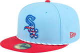 Chicago White Sox 2025 Independence Day New Era Blue 59FIFTY Fitted Hat - Pro Jersey Sports
