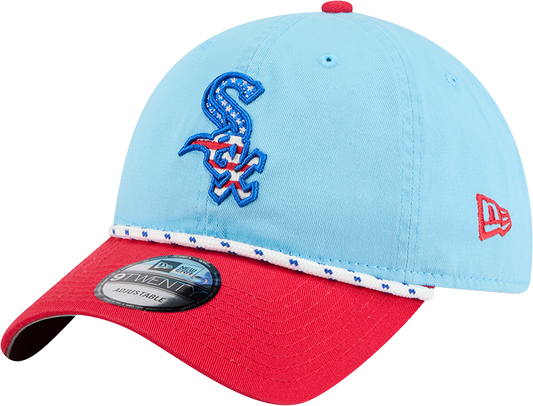 Chicago White Sox New Era 2025 Independence Day Blue 9TWENTY Adjustable Hat - Pro Jersey Sports