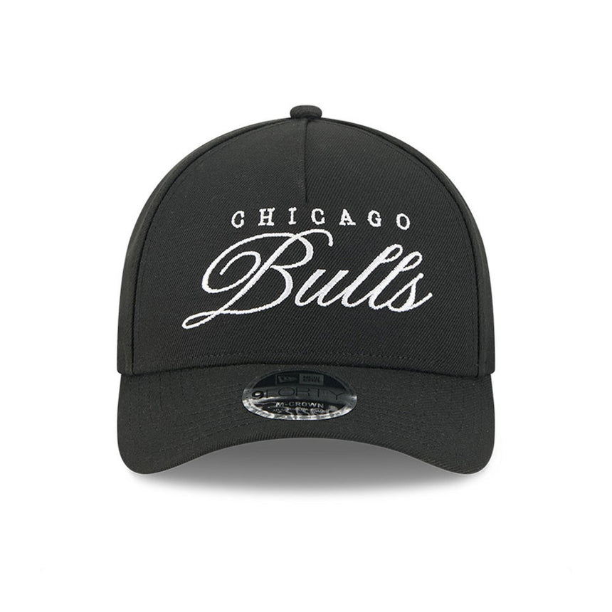 Men's Chicago Bulls New Era 2025 NBA Draft Black M-Crown 9FORTY Snapback Adjustable Hat - Pro Jersey Sports