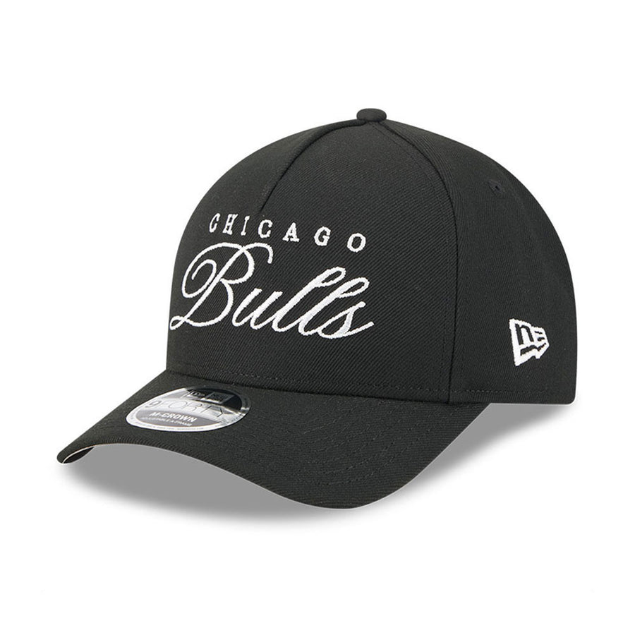 Men's Chicago Bulls New Era 2025 NBA Draft Black M-Crown 9FORTY Snapback Adjustable Hat