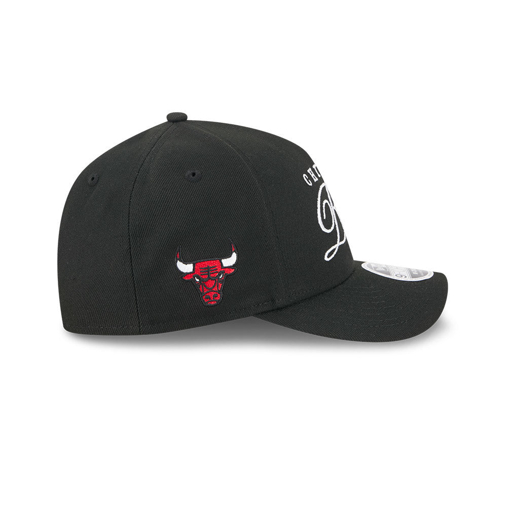 Men's Chicago Bulls New Era 2025 NBA Draft Black M-Crown 9FORTY Snapback Adjustable Hat - Pro Jersey Sports