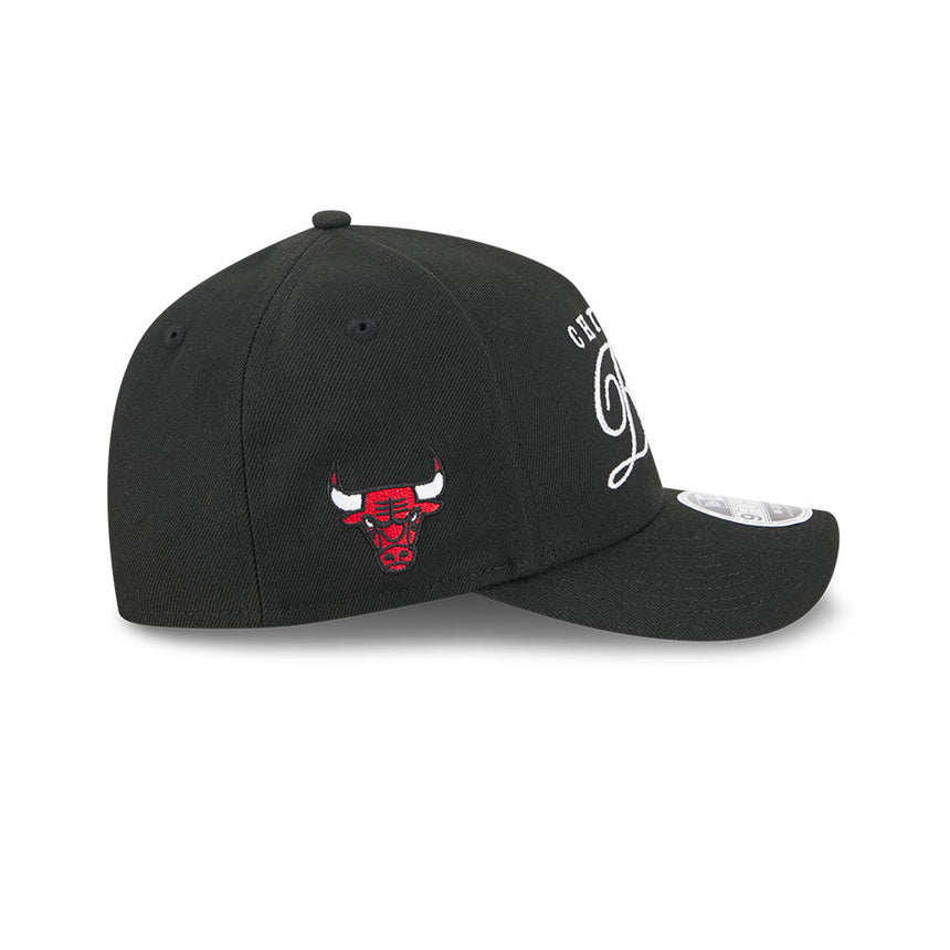 Men's Chicago Bulls New Era 2025 NBA Draft Black M-Crown 9FORTY Snapback Adjustable Hat - Pro Jersey Sports