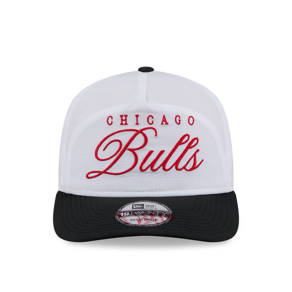 Men's Chicago Bulls New Era 2025 NBA Draft White/Black 19TWENTY Adjustable Hat - Pro Jersey Sports