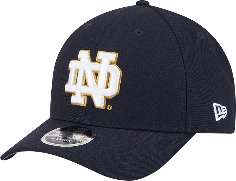 Notre Dame Fighting Irish New Era Navy 9FORTY M-Crown Adjustable Hat - Pro Jersey Sports