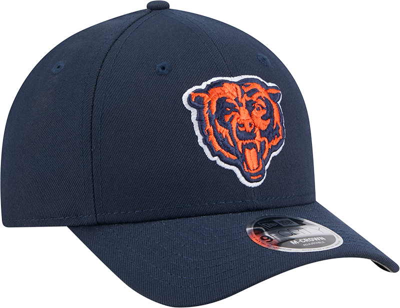 Youth Chicago Bears New Era Navy Primary 9FORTY M-Crown Adjustable Hat - Pro Jersey Sports